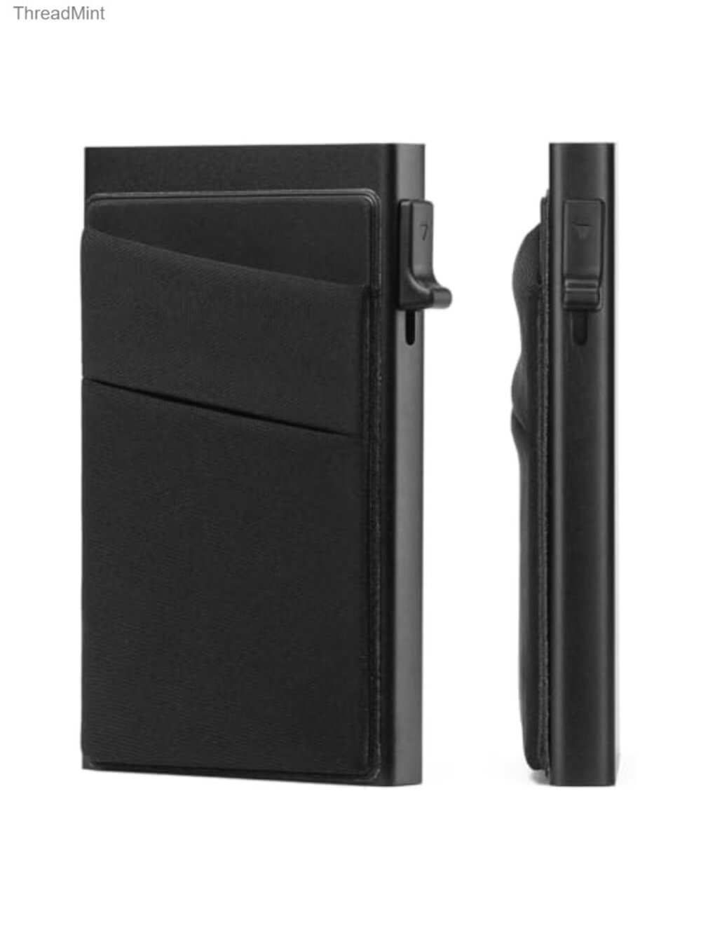 Slim Aluminum RFID Blocking Pop Up Card Holder Wallet Minimalist
